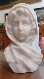 sculptuur, busto donna - 24 cm - Marmer