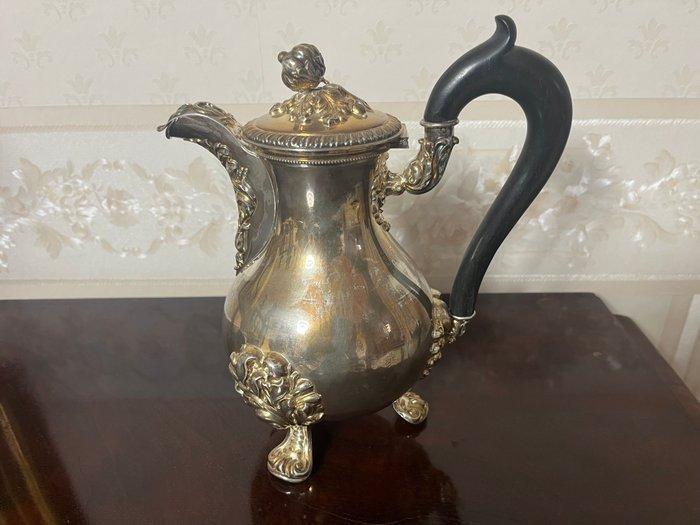 Theepot - .800 zilver, Antiek en Kunst, Antiek | Zilver en Goud
