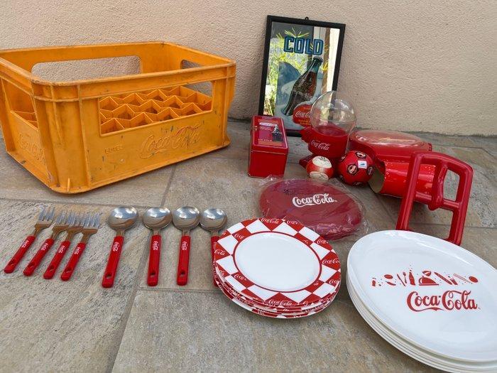 Coca-Cola - Enseigne publicitaire (28) - Céramique, Métal,, Antiek en Kunst, Curiosa en Brocante