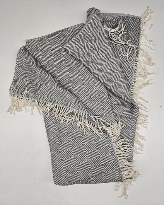 Exclusieve grote Art Deco plaid in gemengd katoen, licht- en, Antiek en Kunst, Curiosa en Brocante