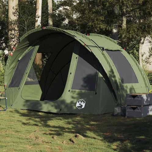 vidaXL Vistent 2-persoons waterdicht olijfgroen, Caravans en Kamperen, Tenten, Nieuw, Verzenden