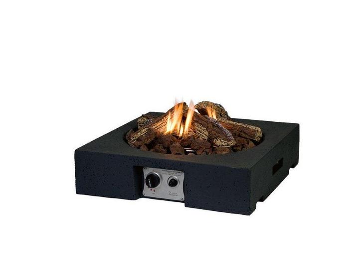 Happy Cocooning table top vuurtafel zwart 61 x 61 cm SALE |, Tuin en Terras, Tuinsets en Loungesets