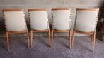 Stoel - Hout, Synthetisch leder - Vier stoelen