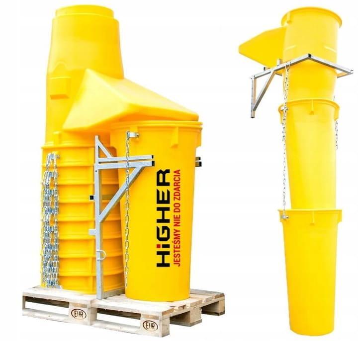 Stortkoker - met draagconstructie - 5m - 6-delig - Ø 60-4.., Doe-het-zelf en Bouw, Overige Doe-Het-Zelf en Bouw, Nieuw, Ophalen of Verzenden