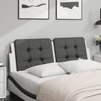 vidaXL Hoofdbordkussen 140 cm kunstleer zwart en wit, Huis en Inrichting, Slaapkamer | Bedden, Verzenden, Nieuw