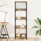 vidaXL Boekenrek 50x33x153 cm bewerkt hout artisanaal, Verzenden, Nieuw