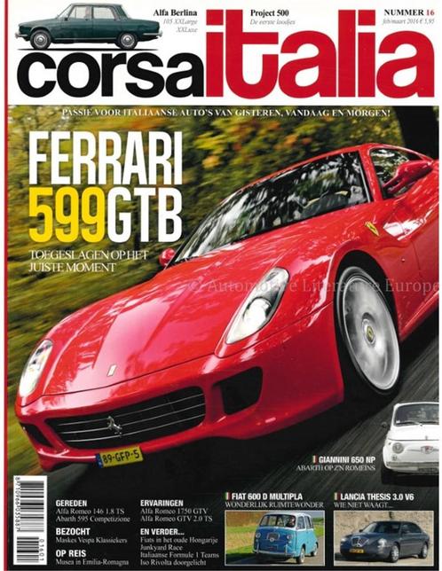 2016 CORSA ITALIA MAGAZINE 16 NEDERLANDS, Boeken, Auto's | Folders en Tijdschriften