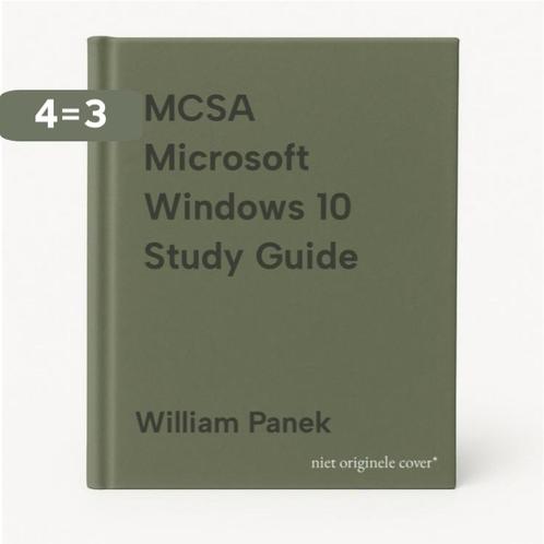 MCSA Microsoft Windows 10 Study Guide 9781119252306, Boeken, Taal | Engels, Gelezen, Verzenden