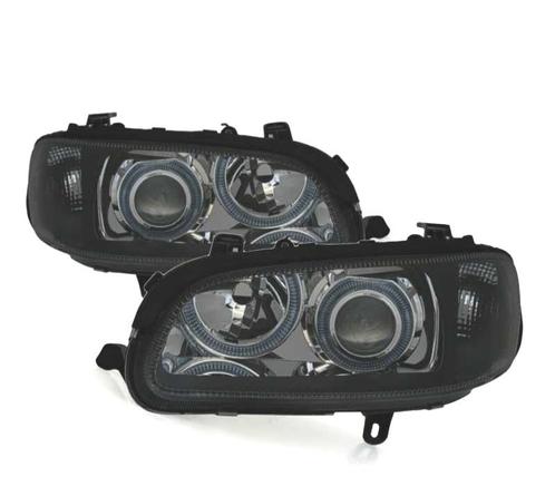 PHARES POUR OPEL OMEGA 94-99 ANGEL EYES FOND NOIR, Auto-onderdelen, Verlichting, Verzenden