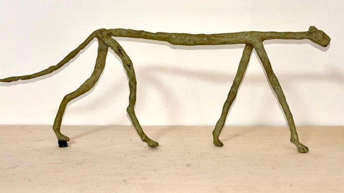 Abdoulaye Derme - sculptuur, Félin en marche, hommage à, Antiek en Kunst, Curiosa en Brocante