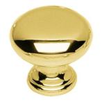 Intersteel knop paddenstoel messing gelakt 40 mm, Huis en Inrichting, Nieuw