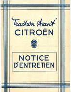 1950 CITROËN TRACTION AVANT INSTRUCTIEBOEKJE FRANS, Auto diversen, Handleidingen en Instructieboekjes