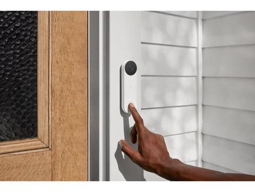 Google Nest Videodeurbel - Deurbeldrukker - Batterij - Wit, Huis en Inrichting, Deurbellen, Nieuw, Verzenden