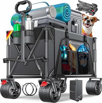 Bolderkar - GTR9000 - max 200 kg - 300 liter, opvouwbaar - beschikbaar voor biedingen