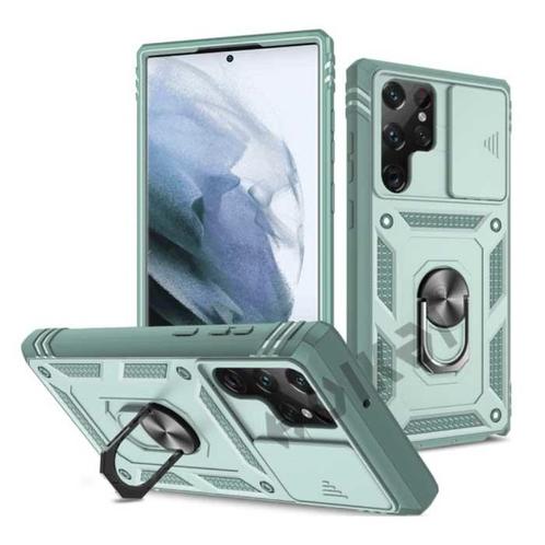 Samsung Galaxy A12 - Armor Kaarthouder Hoesje met Kickstand, Telecommunicatie, Mobiele telefoons | Hoesjes en Screenprotectors | Samsung