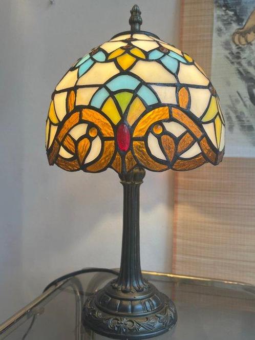 Lampe de table buffet (2) - Vitrail, Antiek en Kunst, Kunst | Designobjecten