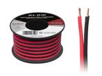 2 x 1.00 mm zwart/rood op rol 10 meter 2-aderige kabel, Doe-het-zelf en Bouw, Elektriciteit en Kabels, Nieuw, Kabel of Snoer, Verzenden