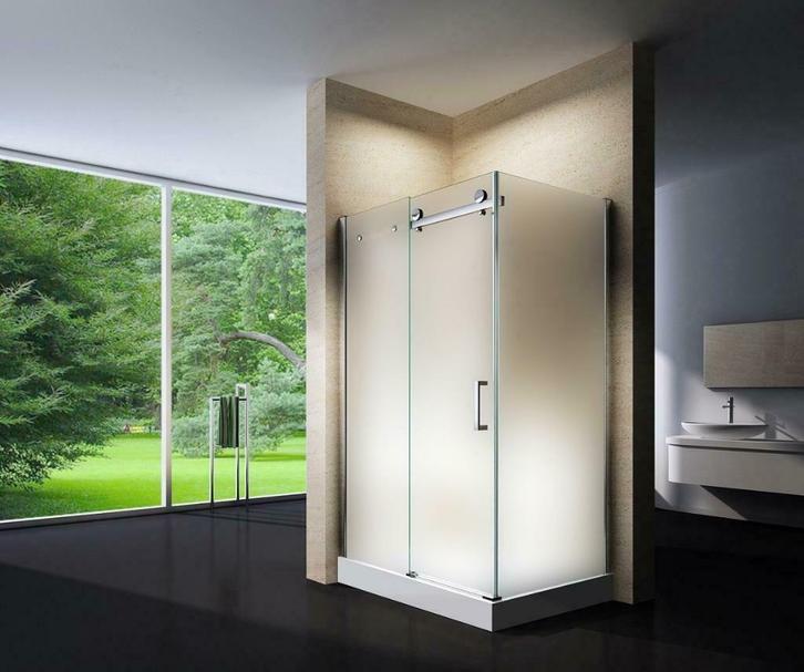 Sanifun douchecabine Angelo L 1200 x 900 HT mat glas, Doe-het-zelf en Bouw, Sanitair, Ophalen of Verzenden