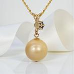 Sans Prix de Réserve - Pendentif - 14 carats Or jaune Saphir, Handtassen en Accessoires, Antieke sieraden