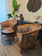 Lounge stoel - Beuken - Een paar loungestoelen.