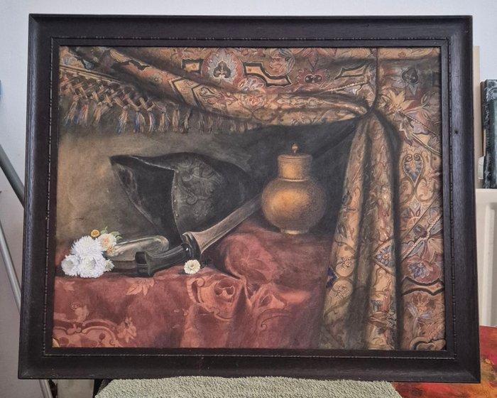 English school (XIX) - Still life, Antiek en Kunst, Kunst | Schilderijen | Klassiek