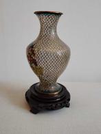 Vase en émail plique-à-jour sur cuivre – Chine – XXe siècle, Antiek en Kunst, Curiosa en Brocante