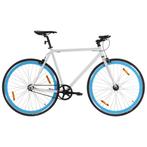 vidaXL Fiets met vaste versnelling 700 c 55 cm wit en blauw, Fietsen en Brommers, Fietsen | Racefietsen, Verzenden, Nieuw