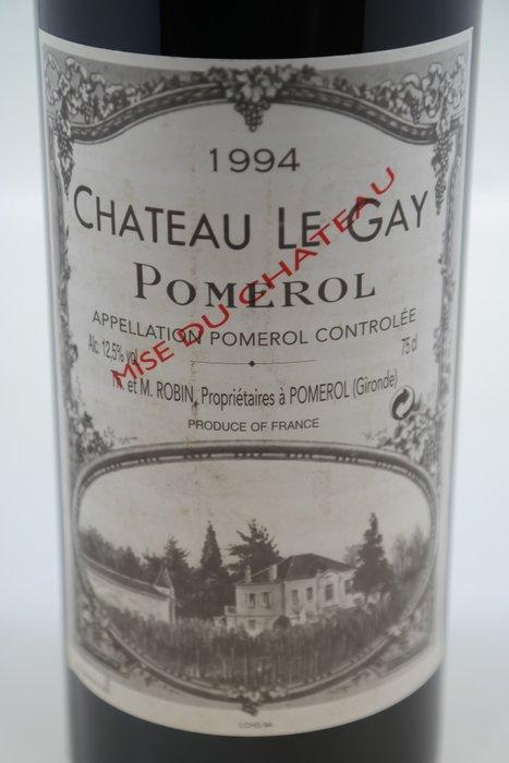 1994 Chateau Le Gay - Bordeaux, Pomerol - 1 Fles (0,75, Verzamelen, Wijnen