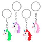 Eenhoorn Uitdeelcadeautjes Sleutelhanger 3cm 4st, Hobby en Vrije tijd, Verzenden, Nieuw
