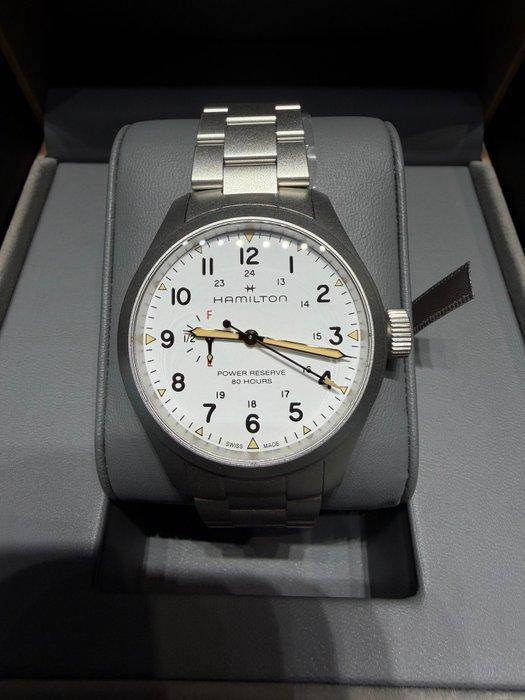 Hamilton - Khaki Field Mechanical Power Reserve 40 mm -, Handtassen en Accessoires, Horloges | Heren