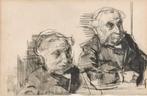 Isaac Israels (1865-1934) - Two gentlemen, Antiquités & Art