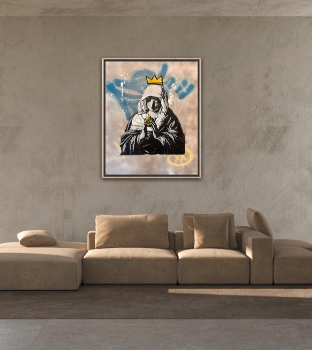 Quiona+ (1987) - ‘The Virgin Solving the Enigma’, Antiek en Kunst, Kunst | Schilderijen | Modern
