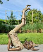 sculptuur, Laaf - tuinkabouter - 80 cm - Brons
