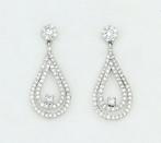 Boucles doreilles cocktail - 14 carats Or blanc -  1.71ct.
