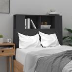 vidaXL Armoire de tête de lit Noir 100x18,5x104,5 cm, Maison & Meubles, Chambre à coucher | Lits, Neuf, Verzenden