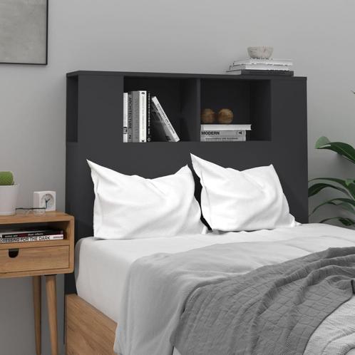 vidaXL Armoire de tête de lit Noir 100x18,5x104,5 cm, Maison & Meubles, Chambre à coucher | Lits, Neuf, Envoi