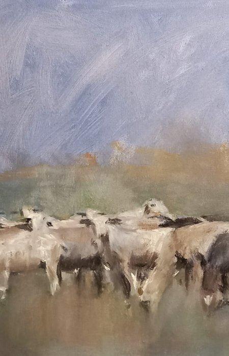 GONZHO - Despertando (No reserve), Antiek en Kunst, Kunst | Schilderijen | Modern