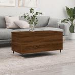 vidaXL Salontafel 90x44,5x45 cm bewerkt hout bruin, Verzenden, Nieuw