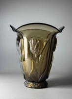 verreries Scailmont - Henri Heemskerk - Vaas - Tulpen - Glas, Antiek en Kunst