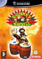 Donkey Konga met bonga controller (Nintendo Gamecube, Nieuw, Ophalen of Verzenden