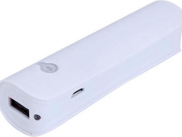 Veiling - Powerbank 2600mAh met LED zaklamp