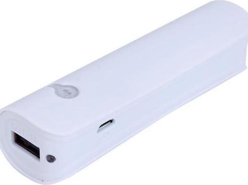 Veiling - Powerbank 2600mAh met LED zaklamp, Telecommunicatie, Powerbanks