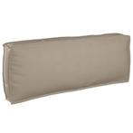 vidaXL Pallet Kussen voor Rugleuning Taupe 120x40x12 cm, Huis en Inrichting, Verzenden, Nieuw