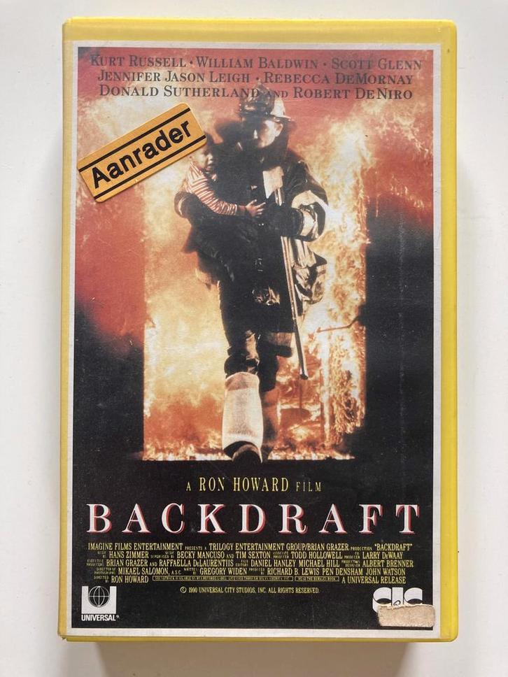 BACKDRAFT (EX RENTAL) (VHS), Cd's en Dvd's, VHS | Film, Gebruikt