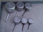Bourgeat - Kookpan (6) - Aluminium - 6 sets kookpotten -