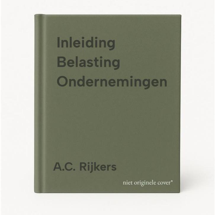 Inleiding Belasting Ondernemingen 9789064760792 A.C. Rijkers, Livres, Science, Envoi