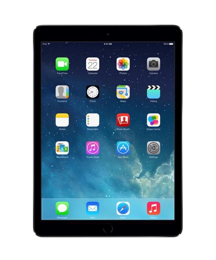 Apple iPad Air 128GB zwart WiFi (4G) + garantie, Computers en Software, Apple iPads, Nieuw, Ophalen of Verzenden