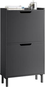 2dekans | SoBuy Schoenenkast - FSR151-SCH - MDF & Metaal -, Ophalen of Verzenden, Nieuw