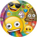 Emoji Borden Fun 23cm 8st, Hobby en Vrije tijd, Feestartikelen, Nieuw, Verzenden