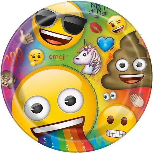 Emoji Borden Fun 23cm 8st, Hobby & Loisirs créatifs, Articles de fête, Envoi